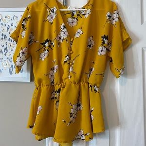 Sienna Sky flower shirt